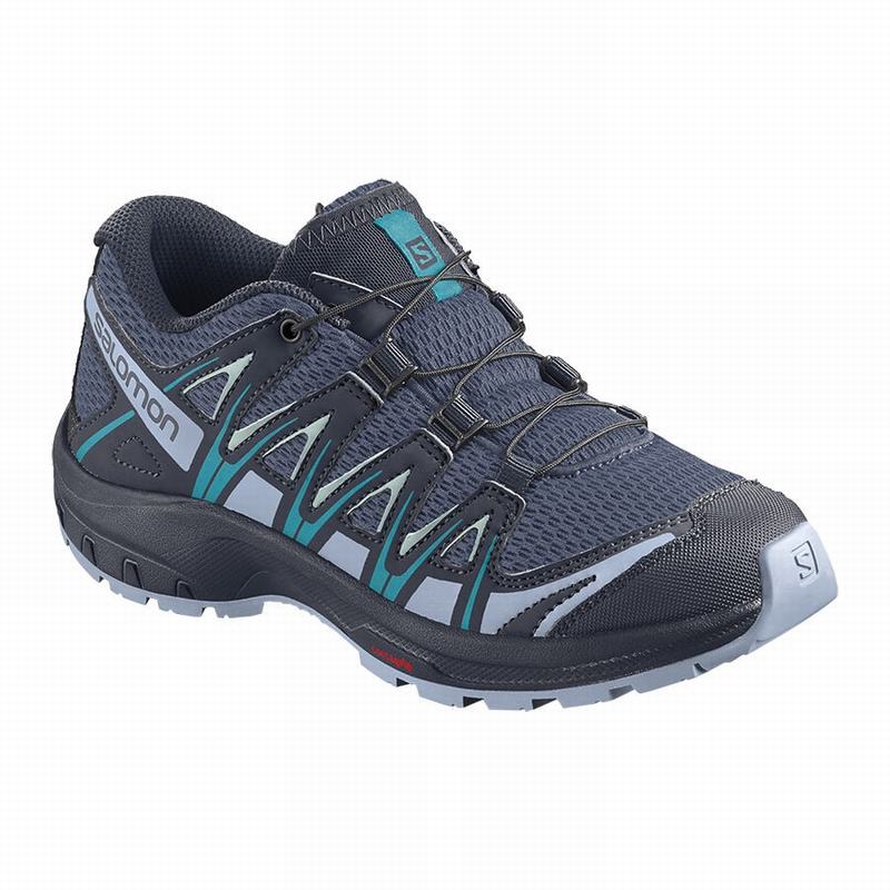 Salomon XA PRO 3D J Zapatillas Trail Running Niños - Azules Indigo / Azules - Colombia (35614-KABH)